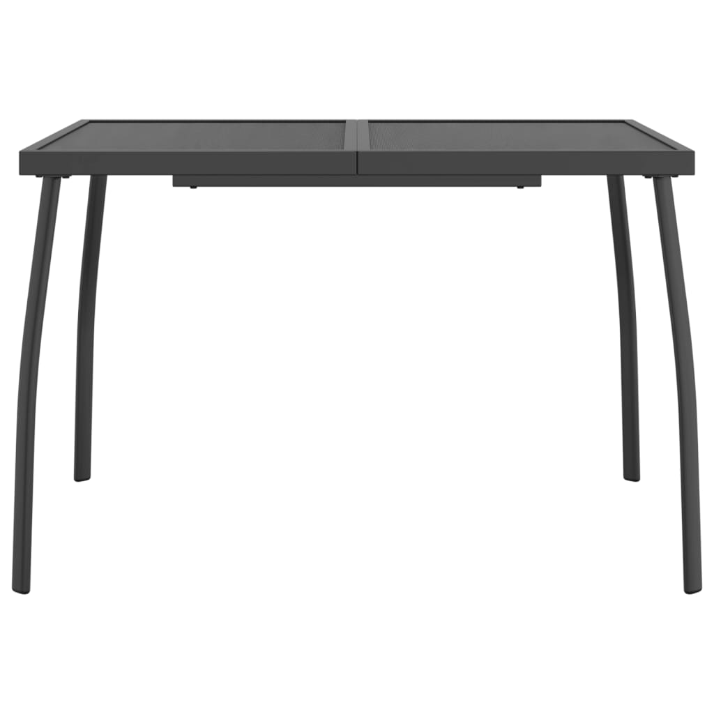 Set de masa pentru gradina, 5 piese, plasa metalica antracit — imaginea 7