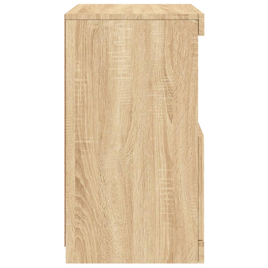 Servanta cu lumini LED, stejar sonoma, 41x37x67 cm — imaginea 8