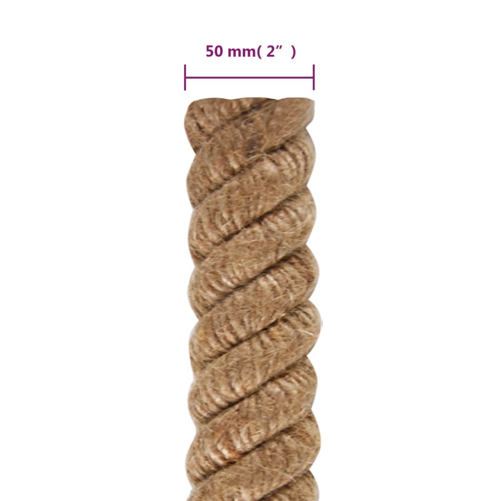 Funie de iuta, 5 m lungime, 50 mm grosime - 5 | YEO