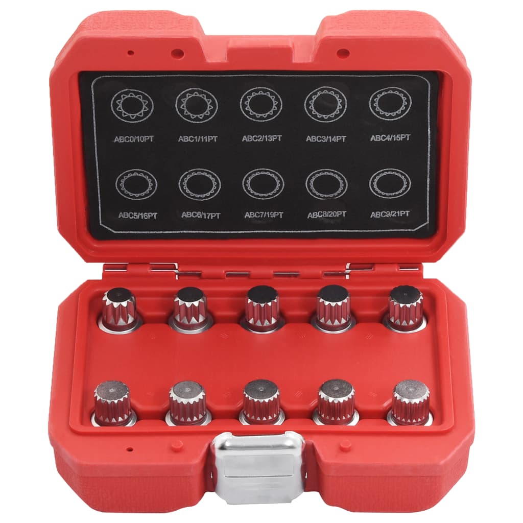 Set chei pentru piulita antifurt pentru VW, 10 piese - imagine 2