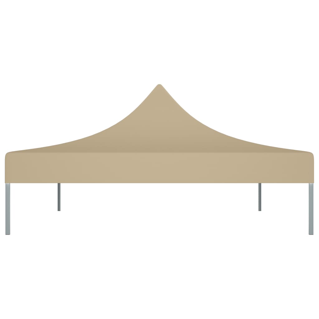 Acoperis pentru cort de petrecere, bej, 4,5 x 3 m, 270 g/m² — imaginea 4