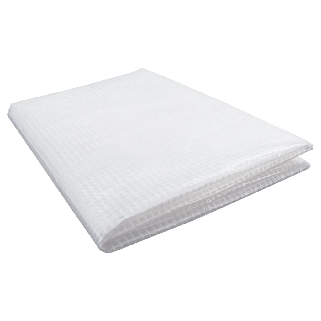 Prelata Leno 140 g/m², alb, 4x4 m — imaginea 3