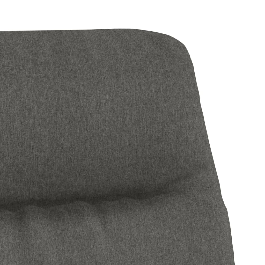Fotoliu de relaxare, gri inchis, material textil — imaginea 6