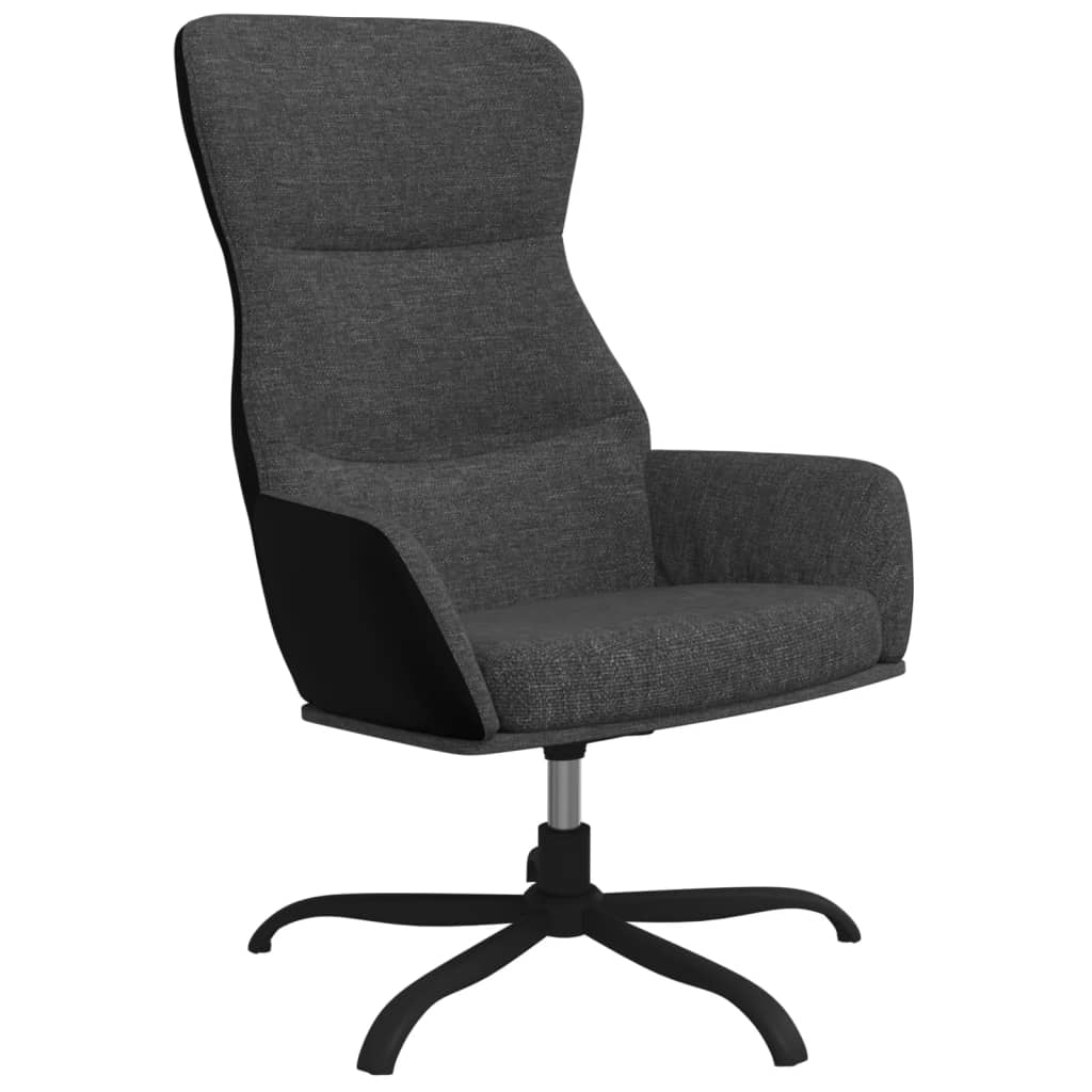 Fotoliu de relaxare, gri inchis, material textil