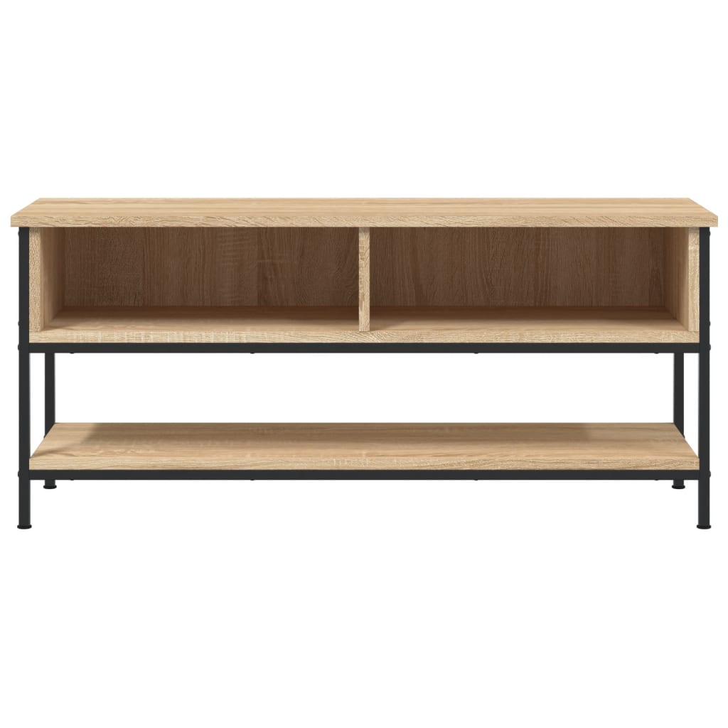 Comoda TV, stejar sonoma, 100x35x45 cm, lemn prelucrat — imaginea 4