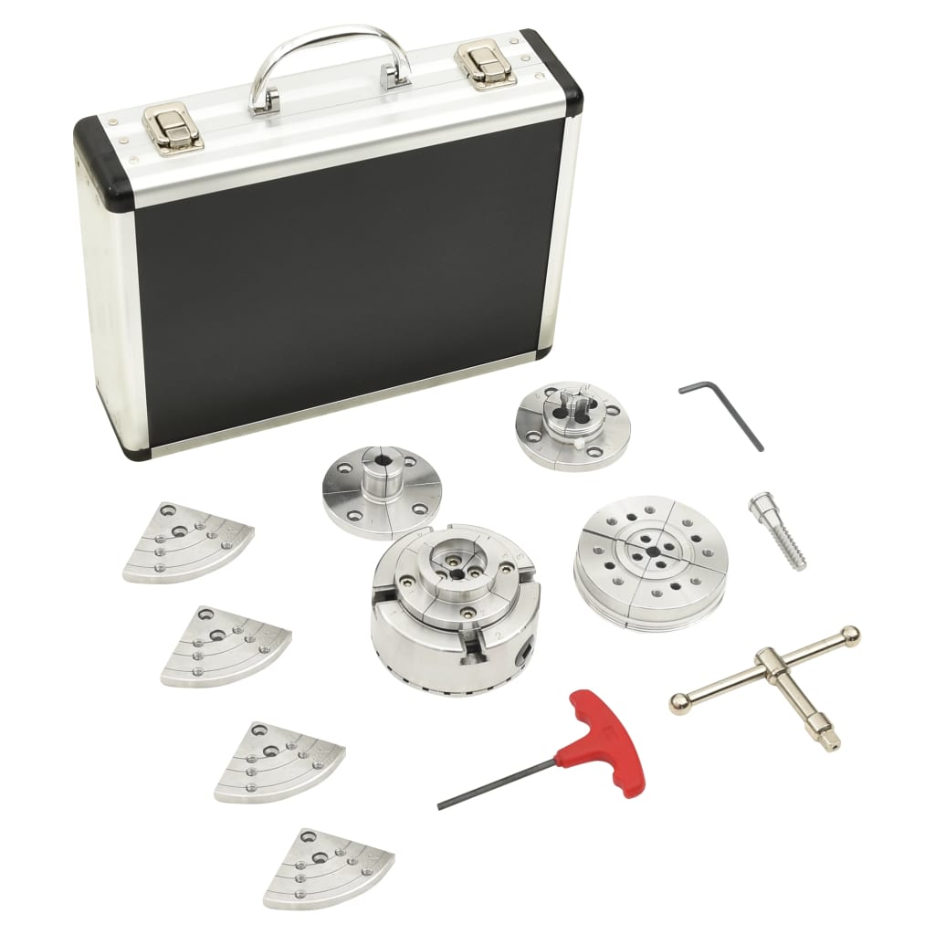 Set de mandrine pentru lemn autocentrante, 3,75 inci, otel