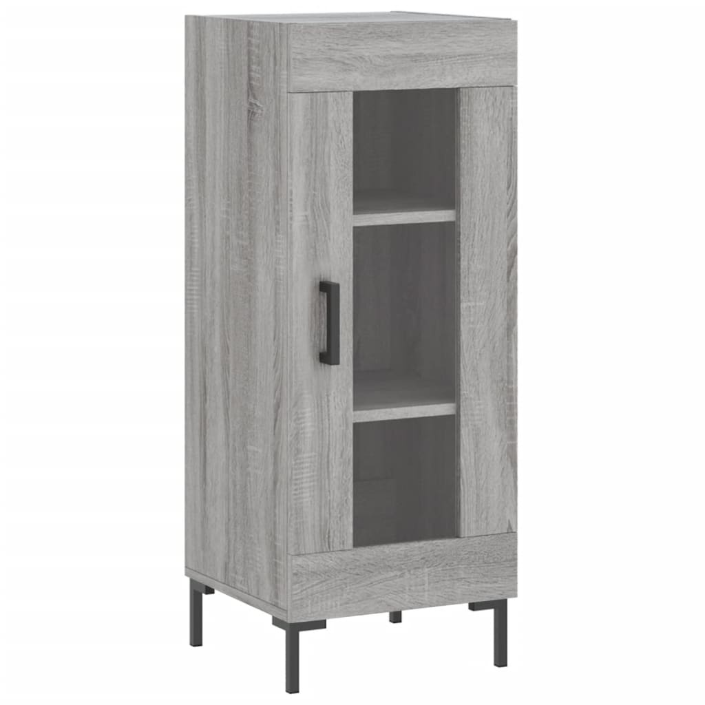 Servanta, gri sonoma, 34,5x34x90 cm, lemn compozit