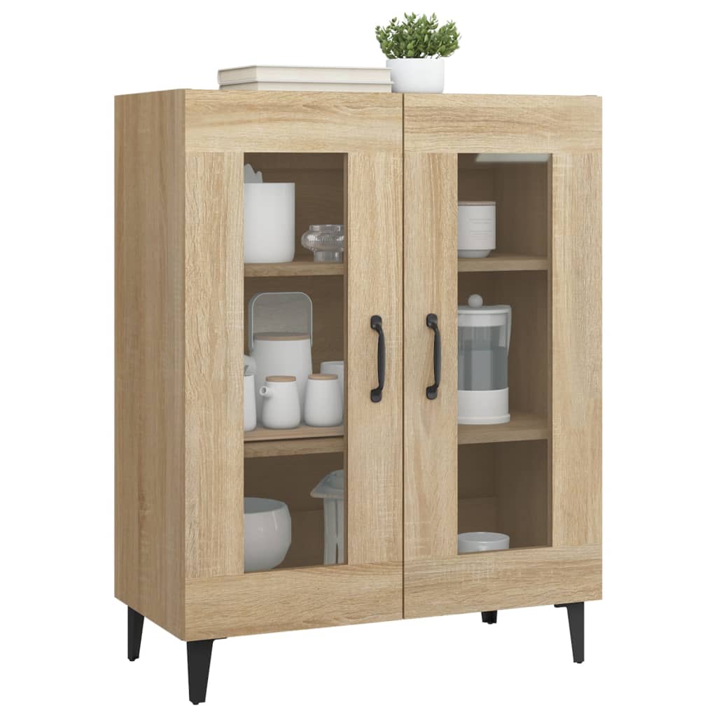 Servanta, stejar sonoma, 69,5x34x90 cm, lemn compozit — imaginea 4