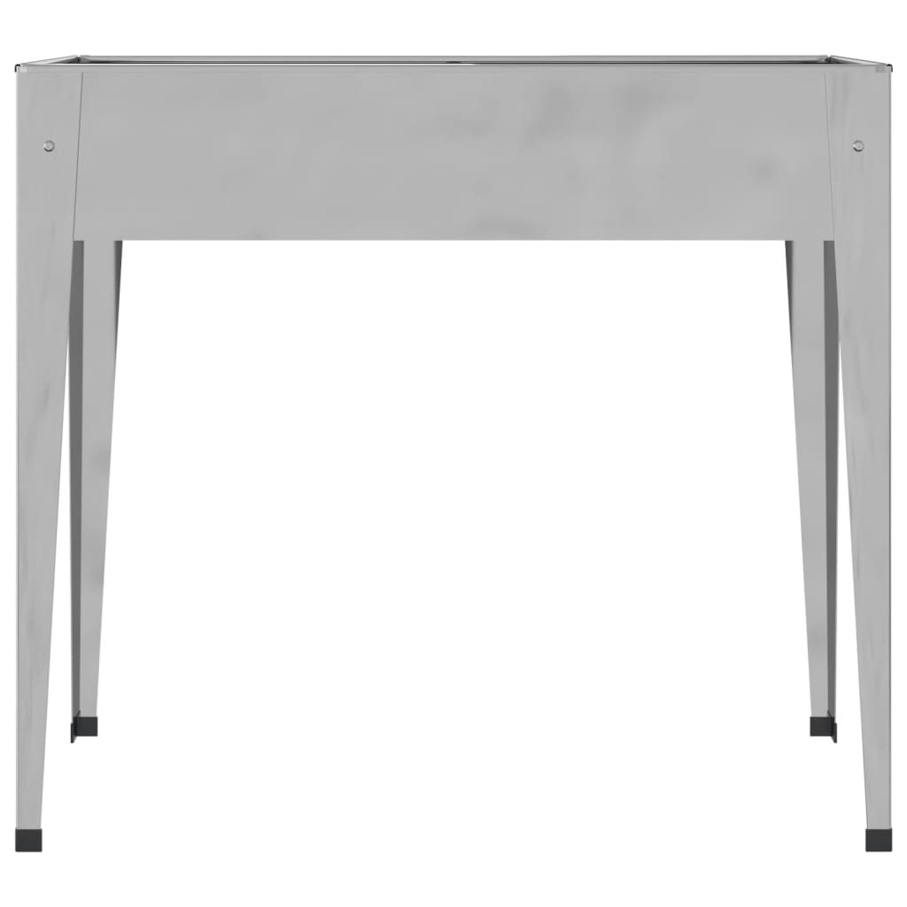 Jardiniera de gradina, 100,5x40,5x90 cm, otel galvanizat — imaginea 4