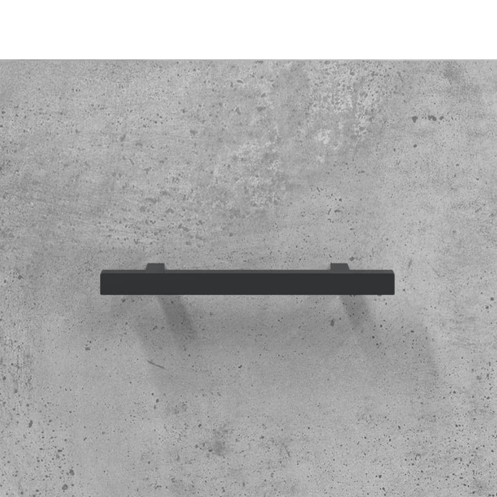 Comoda TV, gri beton, 150x36x30 cm, lemn prelucrat — imaginea 9
