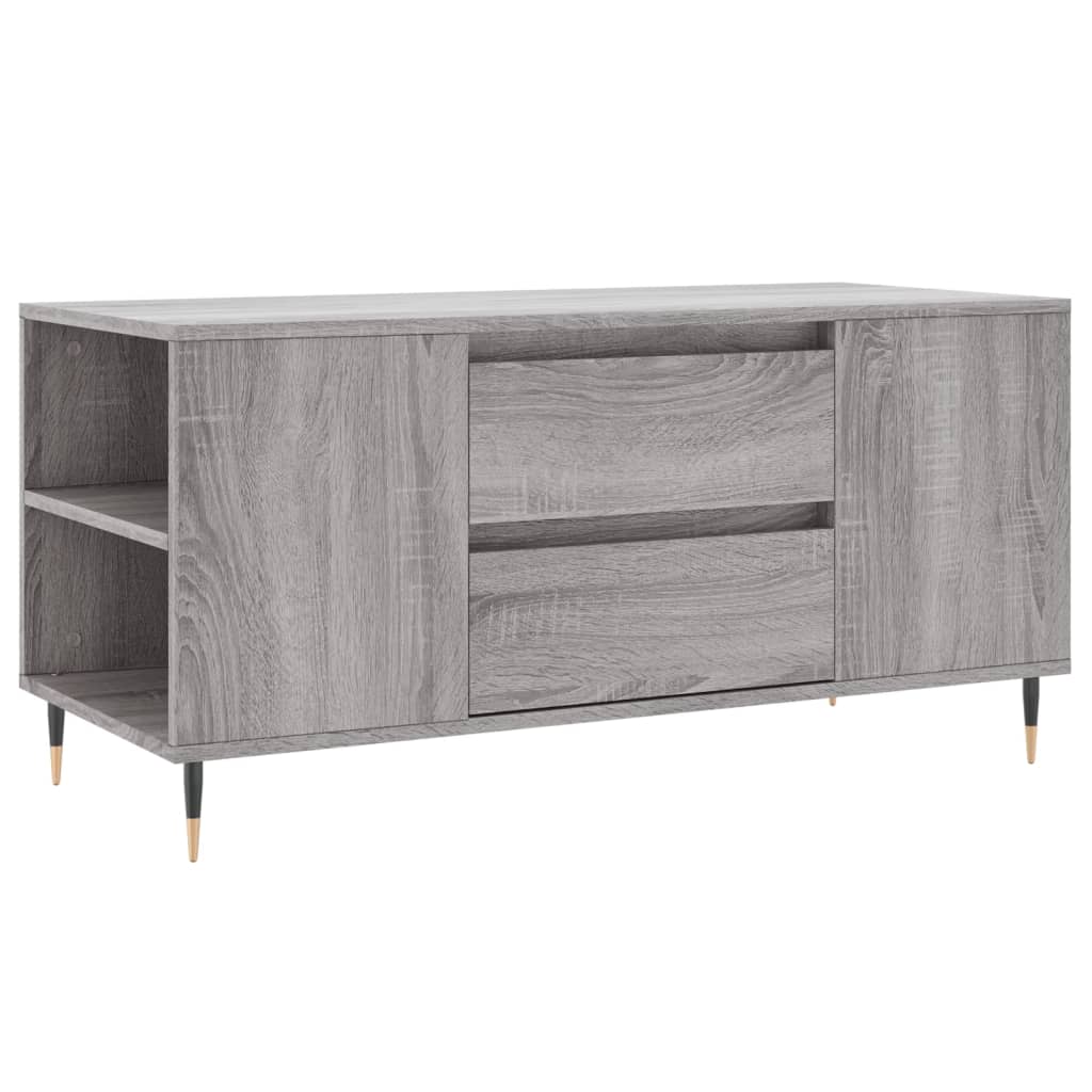 Masuta de cafea, gri sonoma, 102x44,5x50 cm, lemn prelucrat