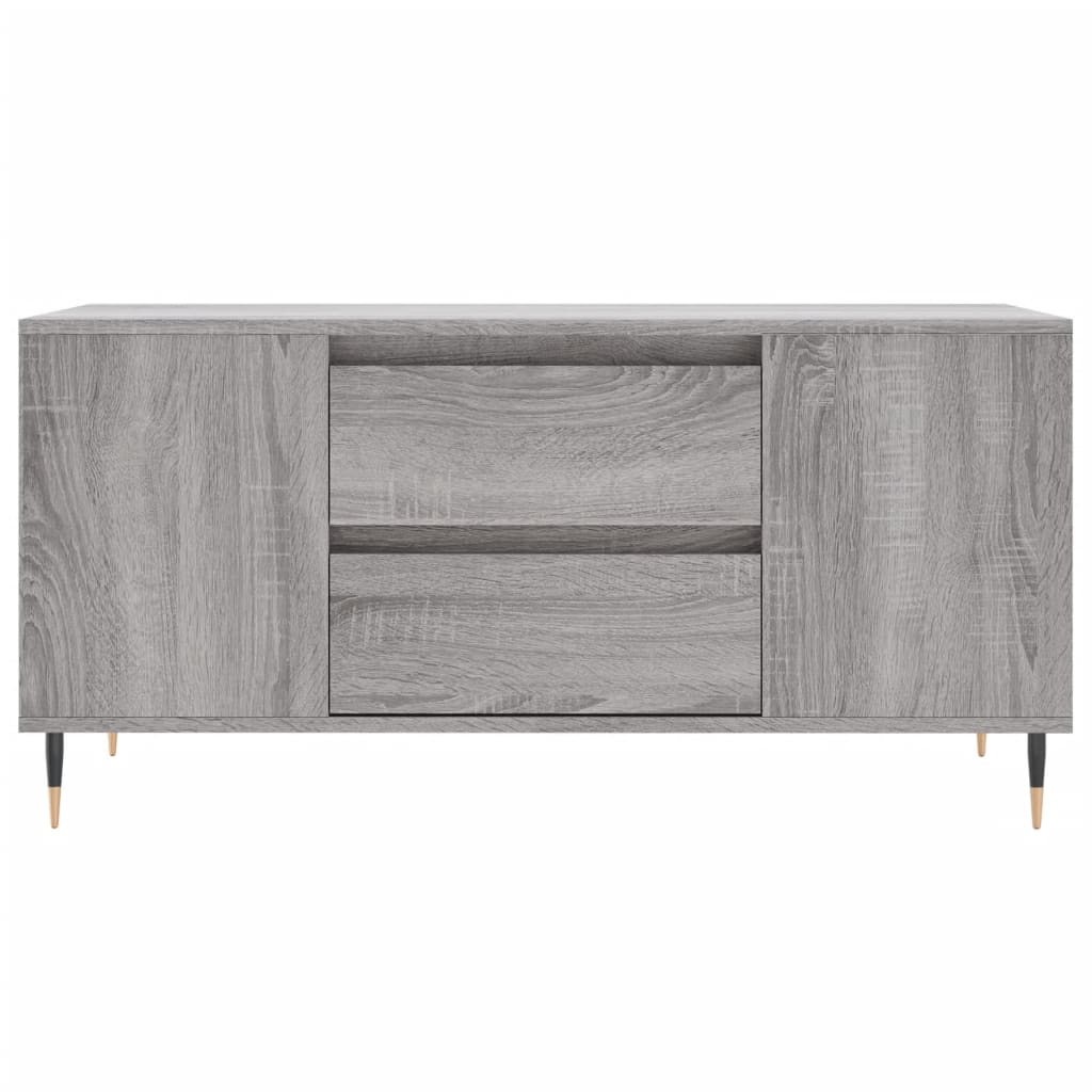 Masuta de cafea, gri sonoma, 102x44,5x50 cm, lemn prelucrat — imaginea 5