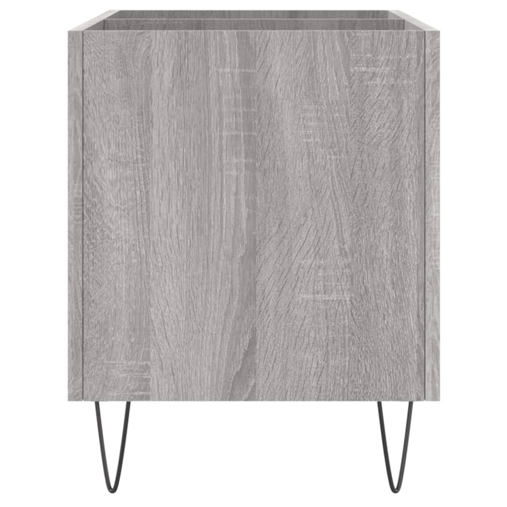 Dulap pentru discuri gri sonoma 74,5x38x48 cm lemn prelucrat — imaginea 5