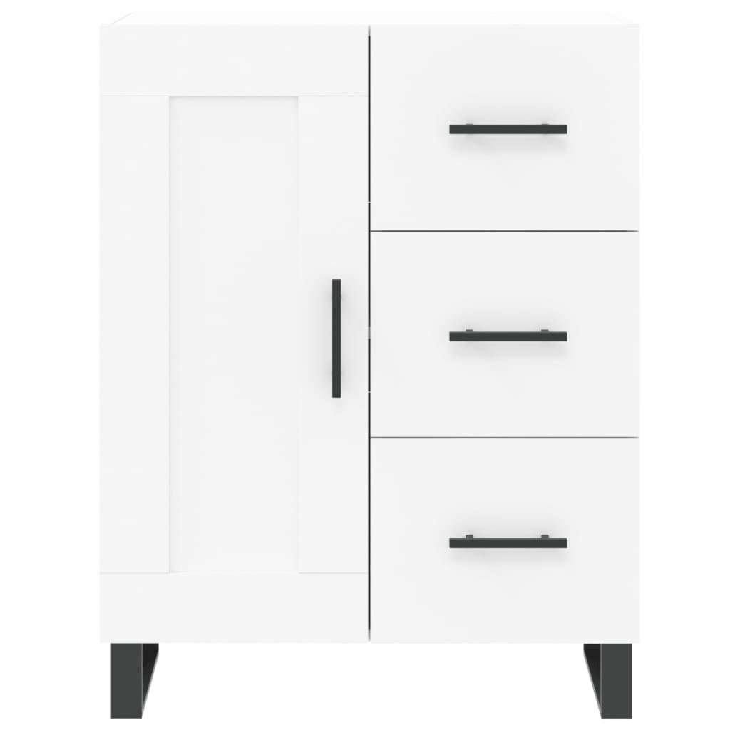 Servanta, alb, 69,5x34x90 cm, lemn compozit — imaginea 5