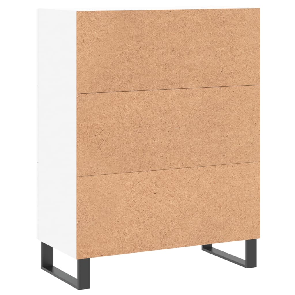 Servanta, alb, 69,5x34x90 cm, lemn compozit — imaginea 8
