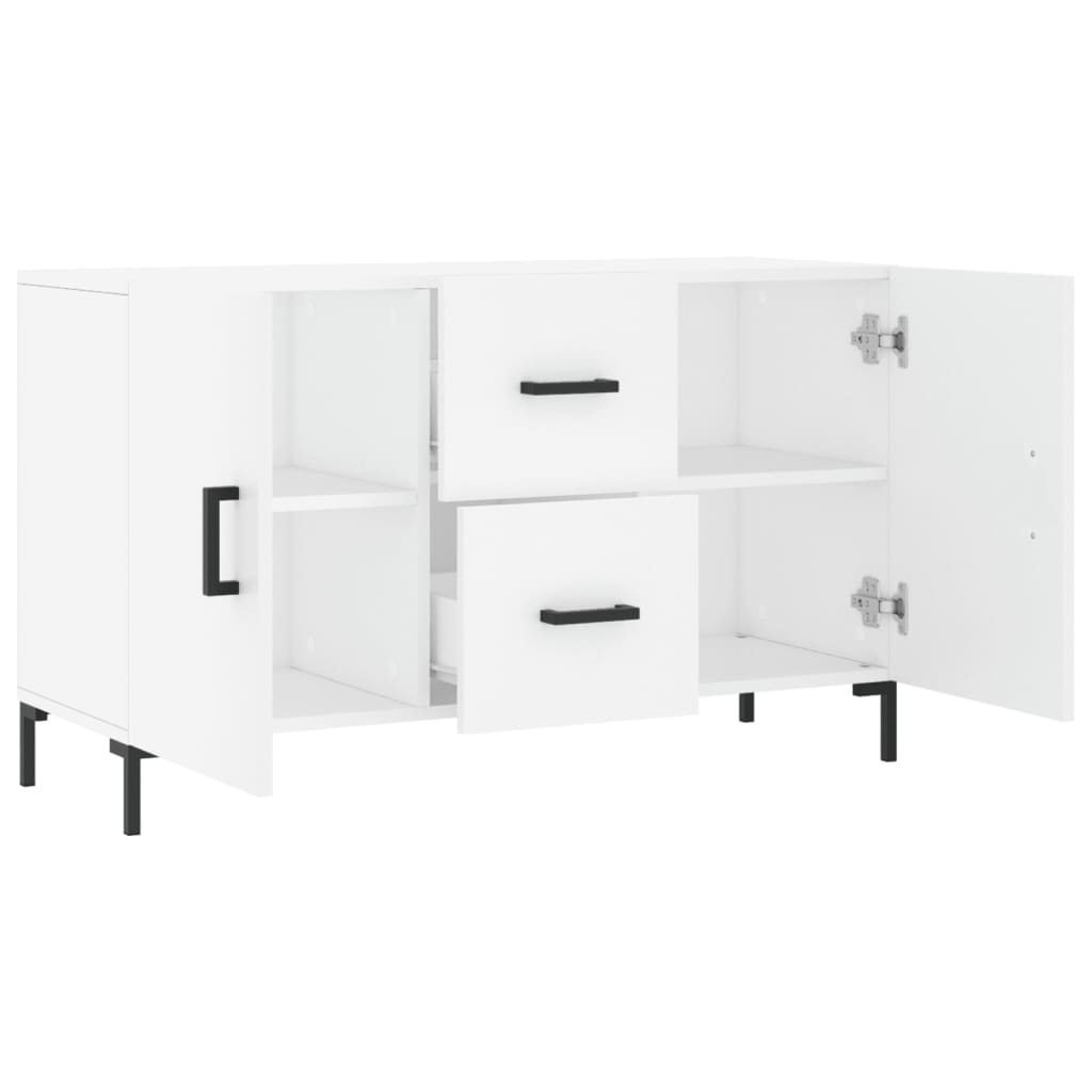 Servanta, alb, 100x36x60 cm, lemn compozit — imaginea 5