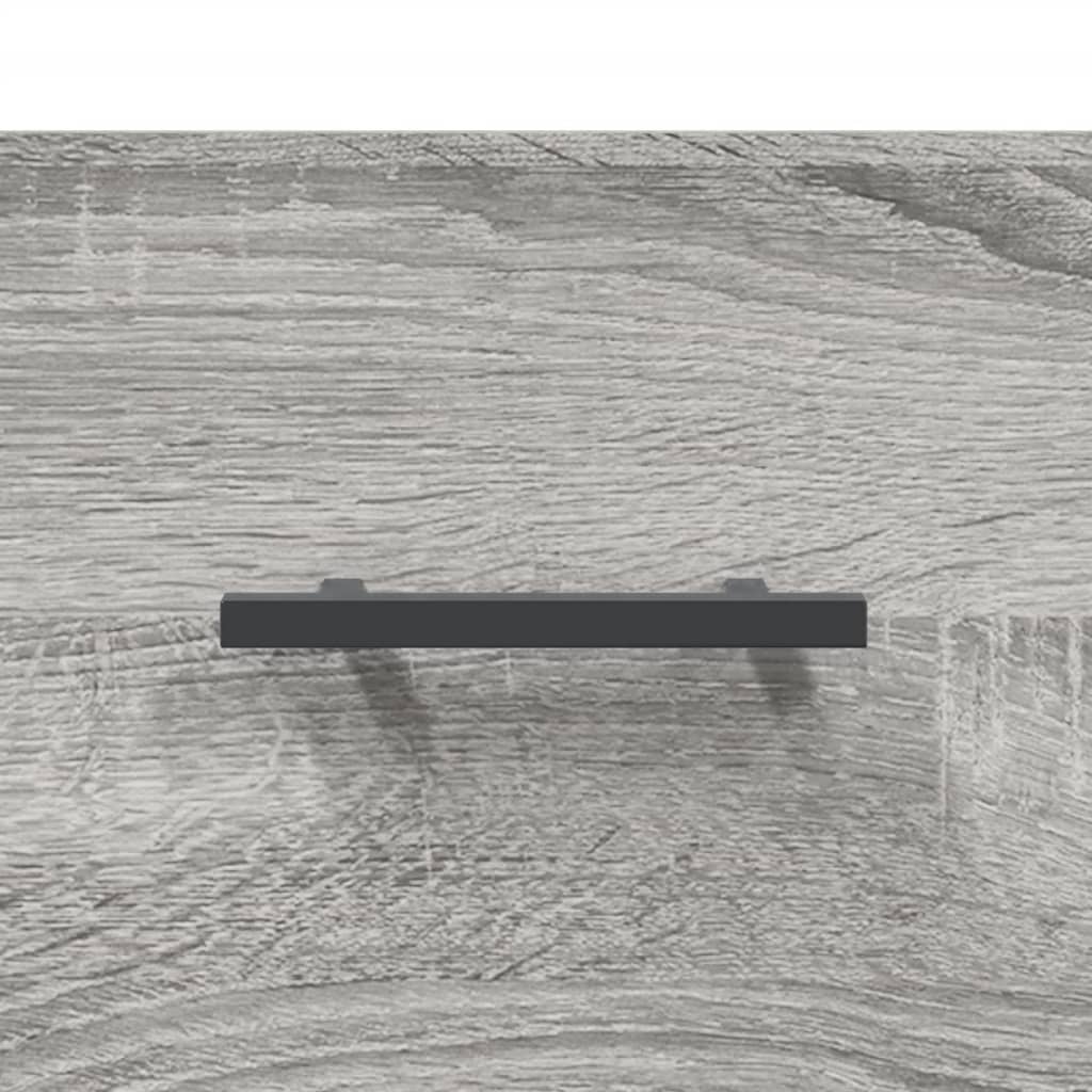 Servanta, gri sonoma, 69,5x34x90 cm, lemn compozit — imaginea 9