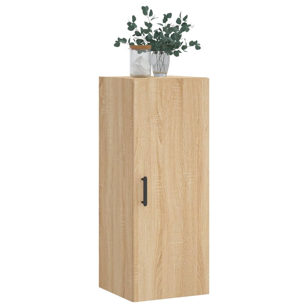 Dulap montat pe perete, stejar sonoma, 34,5x34x90 cm — imaginea 4