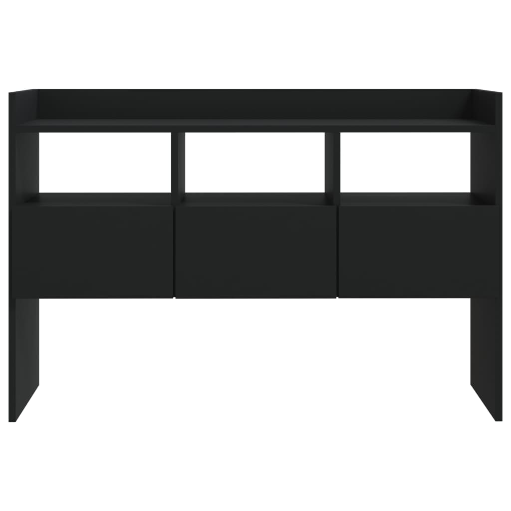 Servanta, negru, 105x30x70 cm, PAL — imaginea 6