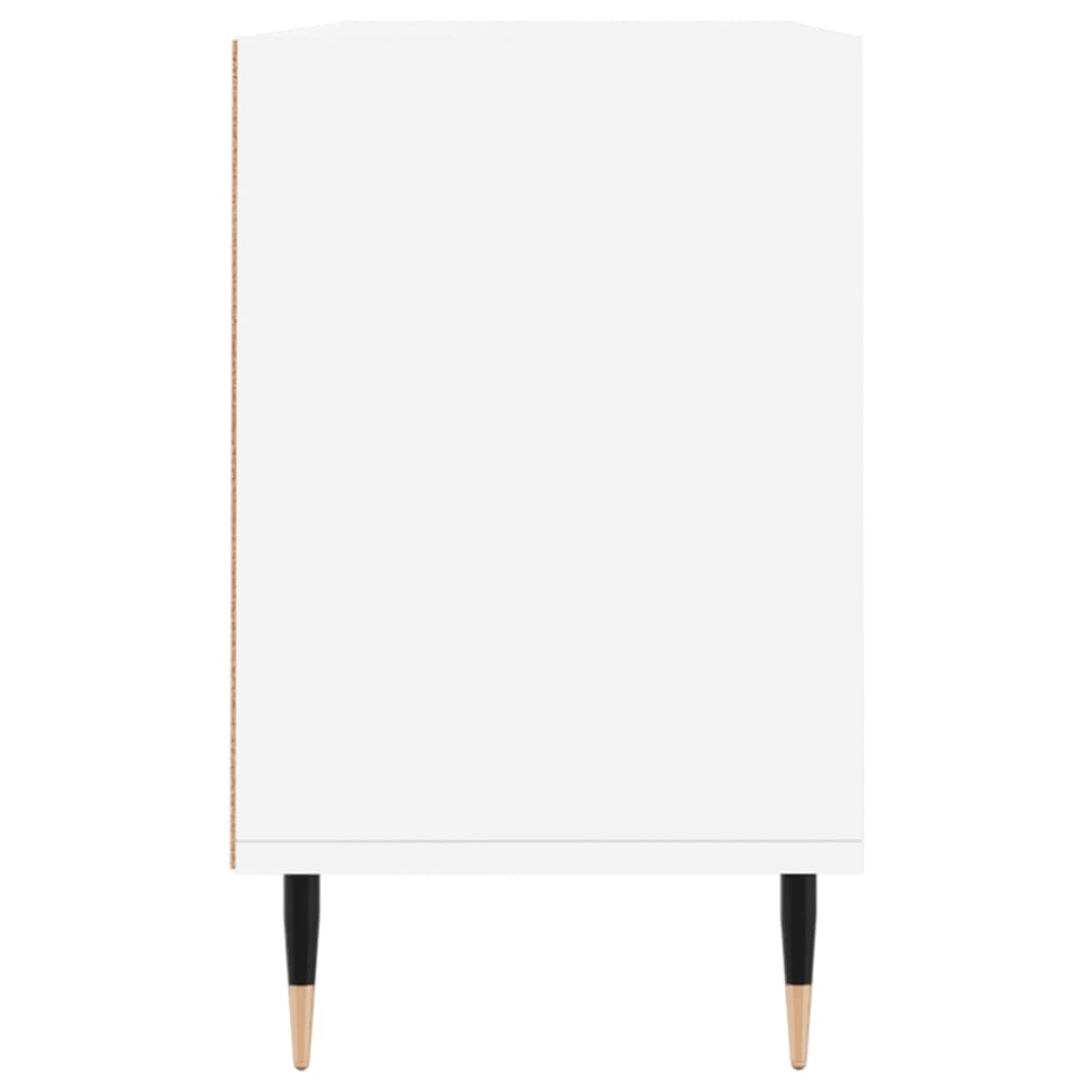 Comoda TV, alb, 103,5x30x50 cm, lemn compozit — imaginea 5