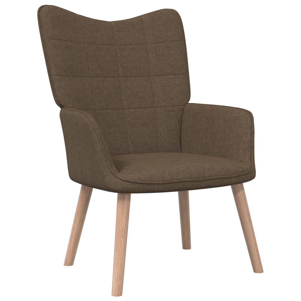 Fotoliu de relaxare, maro, material textil