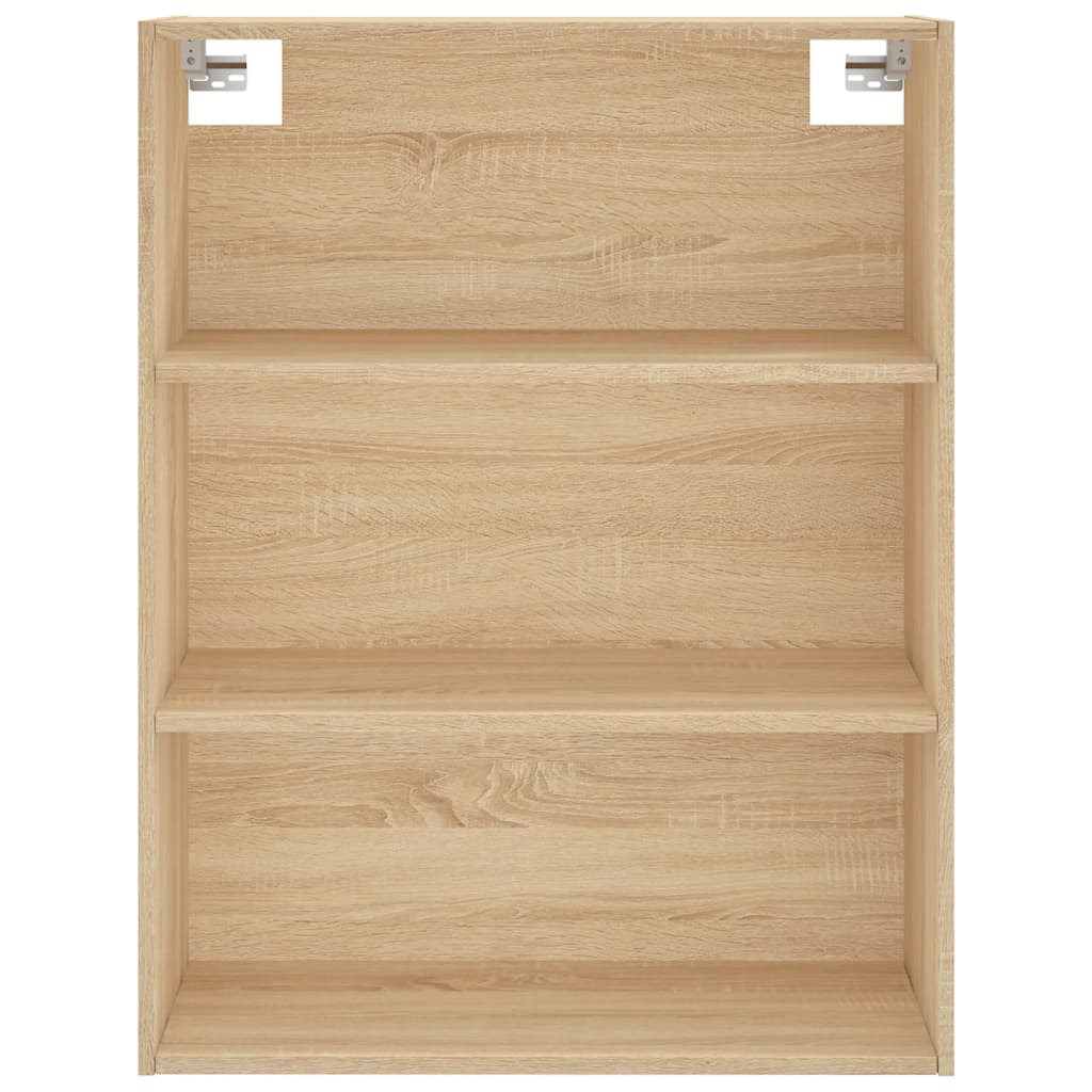 Dulap inalt, stejar sonoma, 69,5x34x180 cm, lemn compozit — imaginea 6