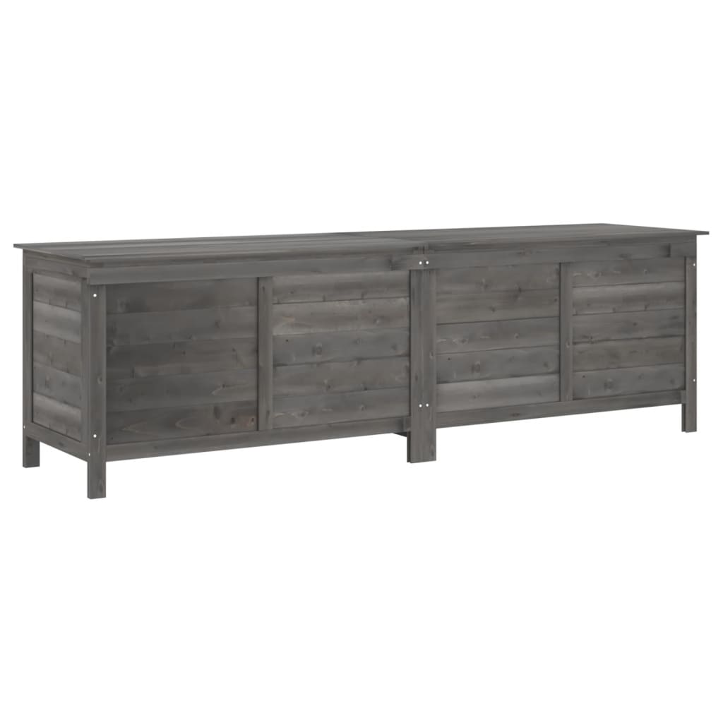 Lada depozitare gradina antracit 198,5x50x56,5 cm lemn brad