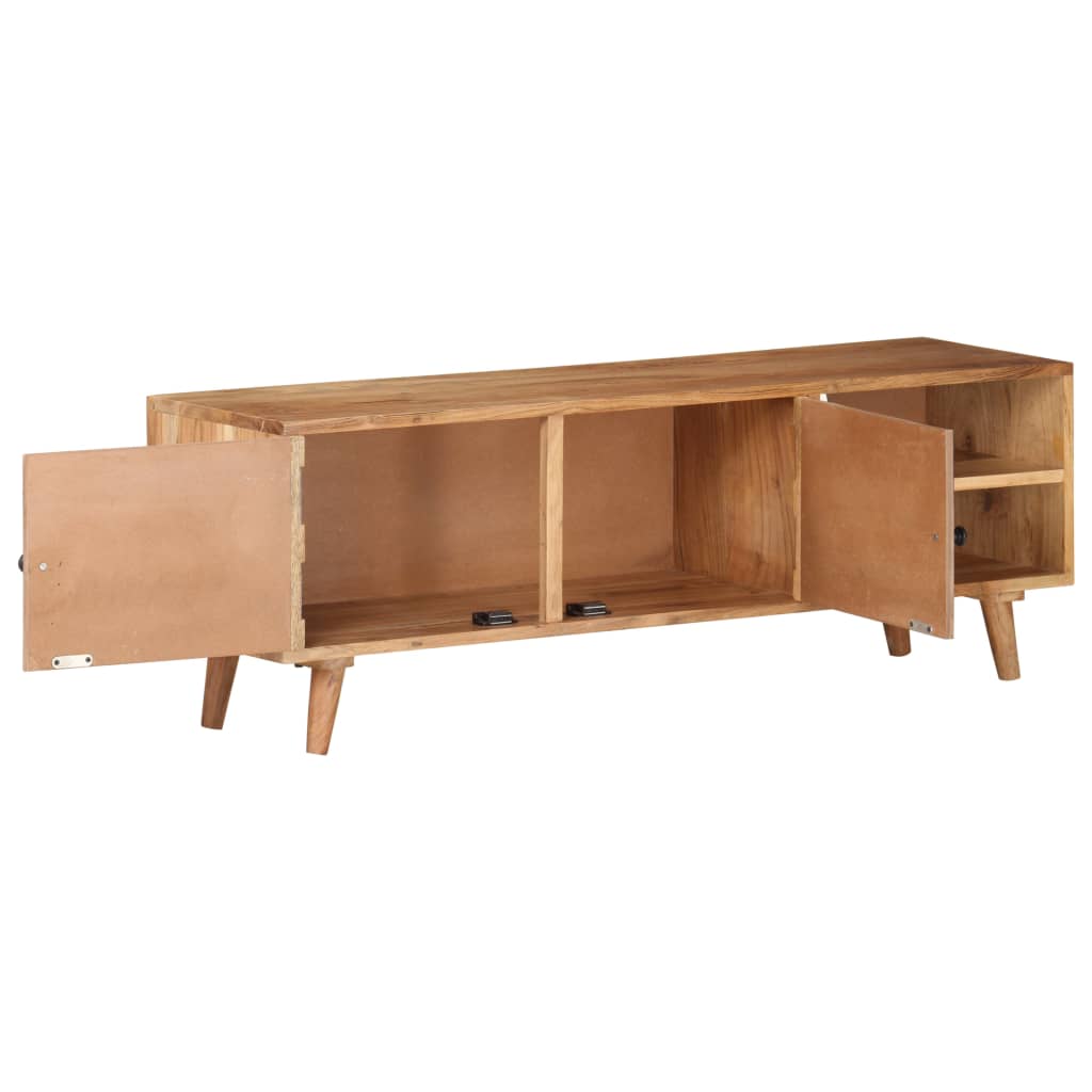 Comoda TV, 115x30x39 cm, lemn masiv de acacia — imaginea 6