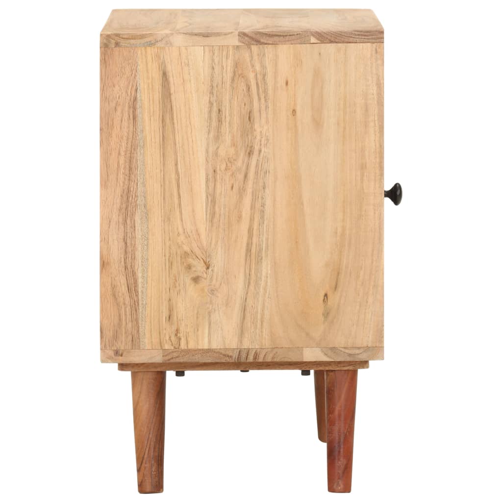 Noptiera, 40x30x50 cm, lemn masiv de acacia — imaginea 3