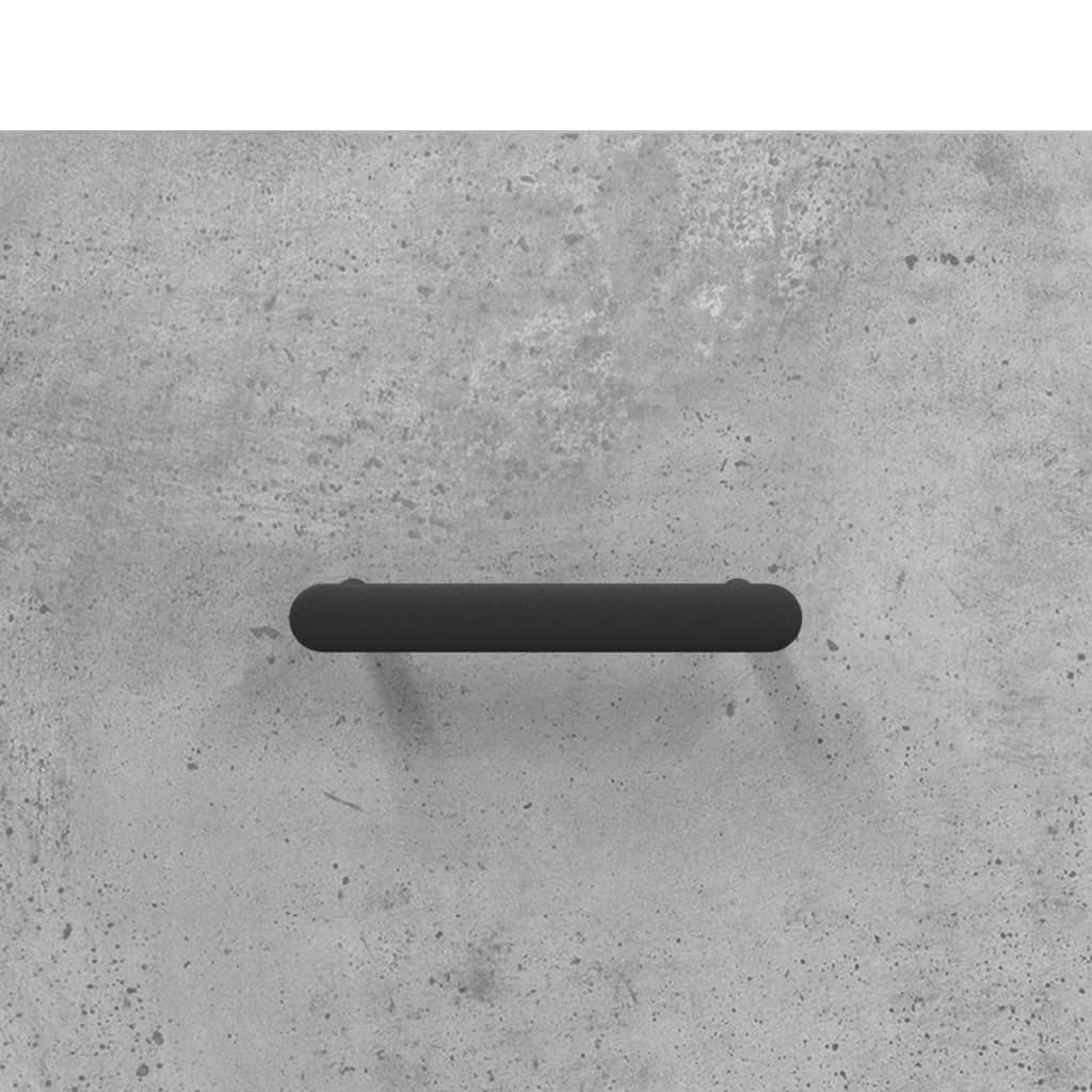 Dulap inalt, gri beton, 69,5x34x180, lemn compozit — imaginea 10