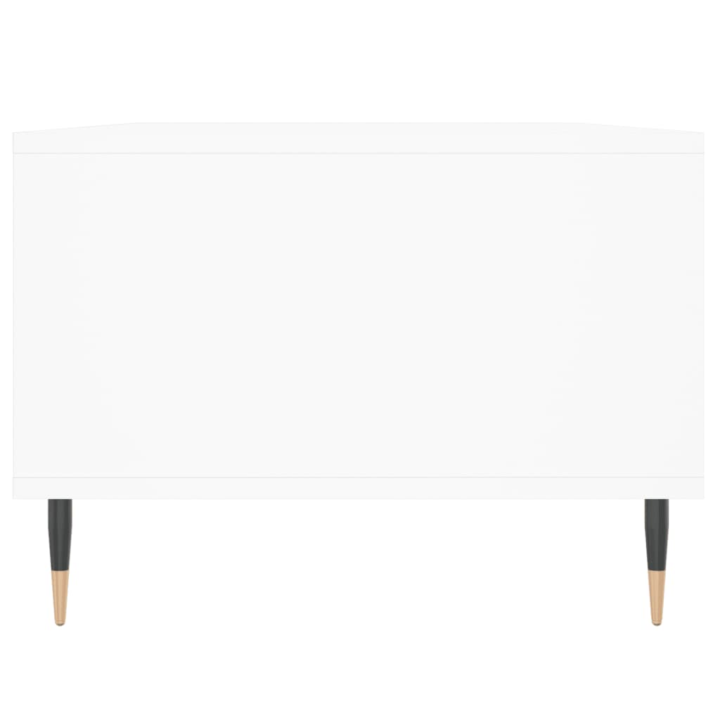 Masuta de cafea, alb, 90x50x36,5 cm, lemn prelucrat — imaginea 7
