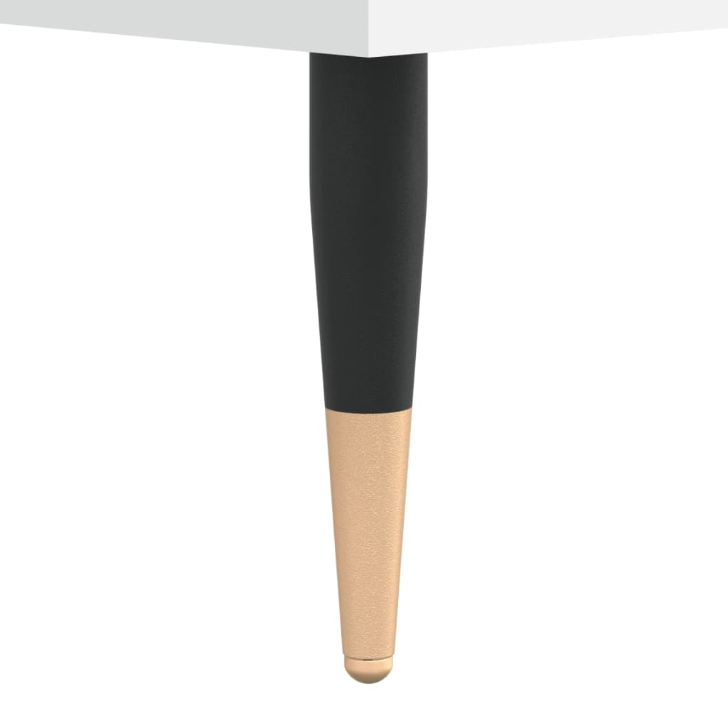 Masuta de cafea, alb, 90x50x36,5 cm, lemn prelucrat — imaginea 9