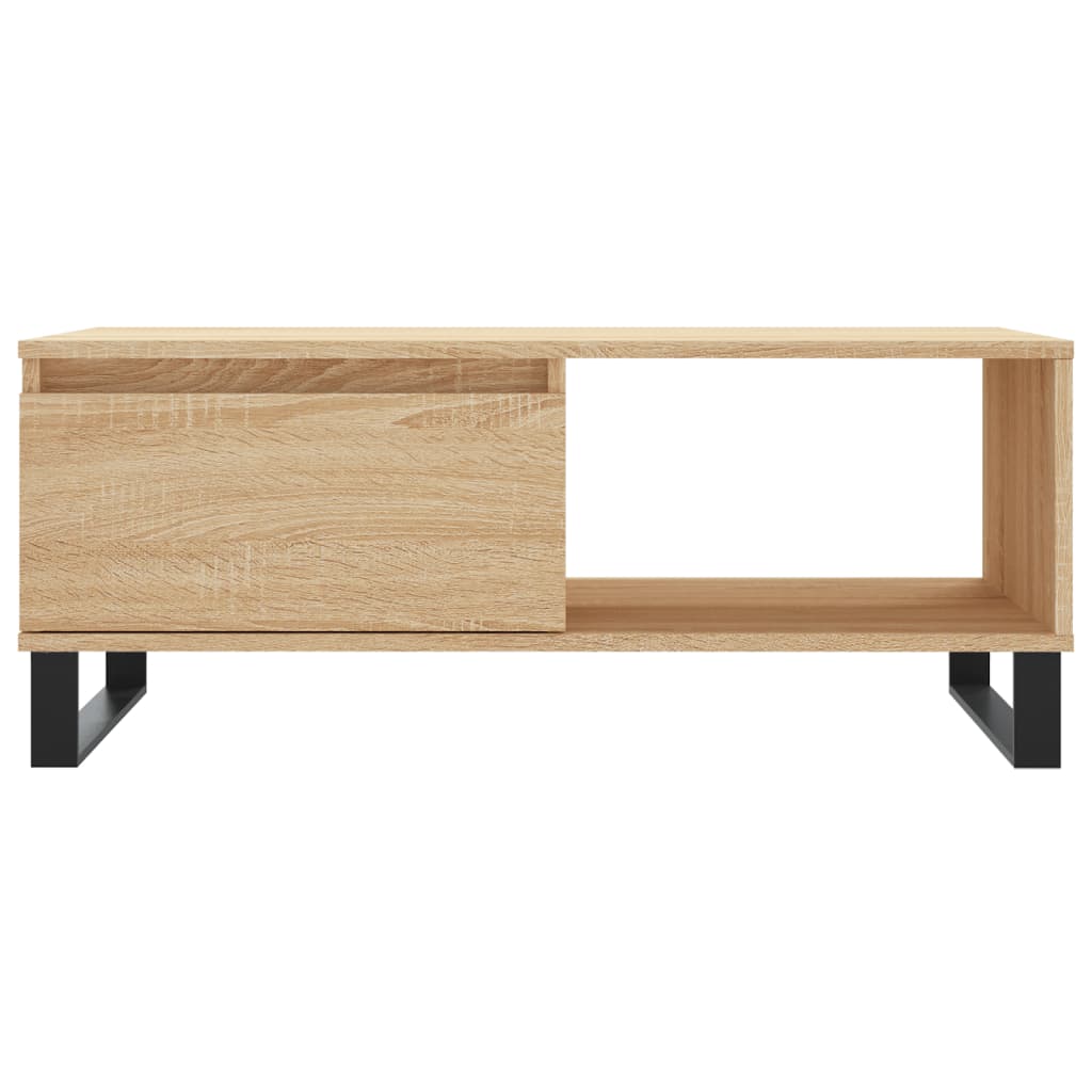 Masuta de cafea, stejar sonoma, 90x50x36,5 cm, lemn compozit — imaginea 5