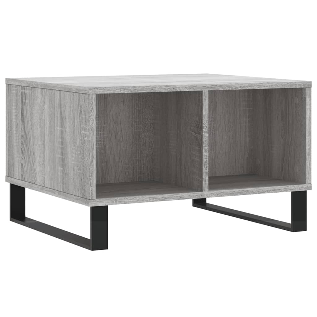 Masuta de cafea, gri sonoma, 60x50x36,5 cm, lemn compozit