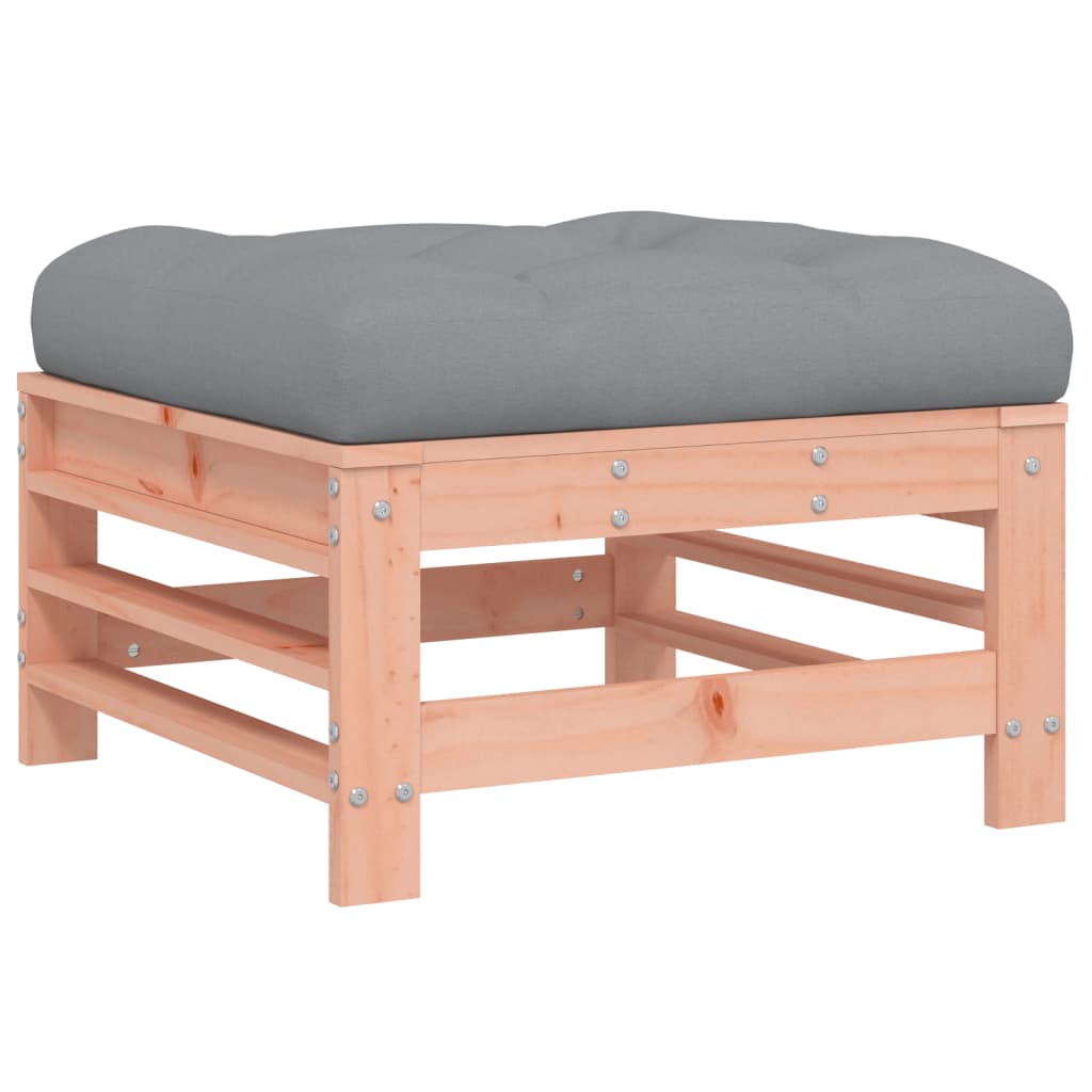 Set mobilier de gradina cu perne, 3 piese, lemn masiv douglas — imaginea 6
