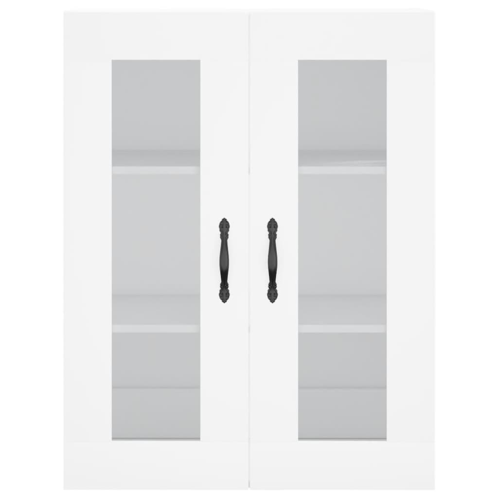 Dulap inalt, alb, 69,5x34x180 cm, lemn compozit — imaginea 6