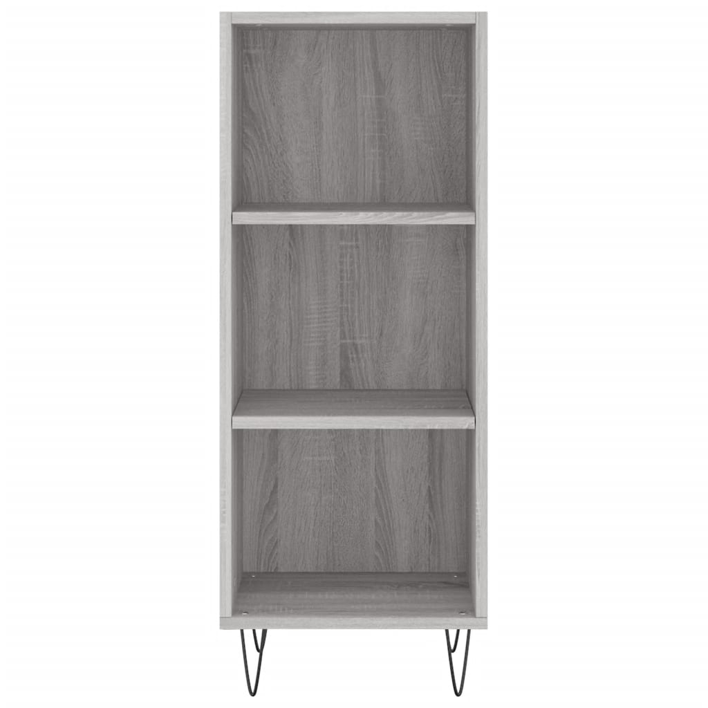 Dulap inalt, gri sonoma, 34,5x34x180 cm, lemn prelucrat — imaginea 6