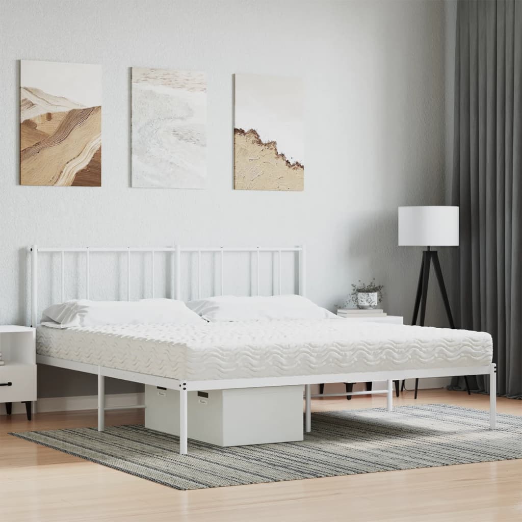 Saltea din spuma, alb, 160x200 cm, duritate H2 H3 — imaginea 2