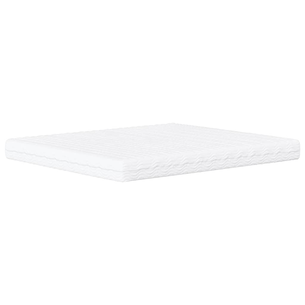 Saltea din spuma, alb, 160x200 cm, duritate H2 H3 — imaginea 3