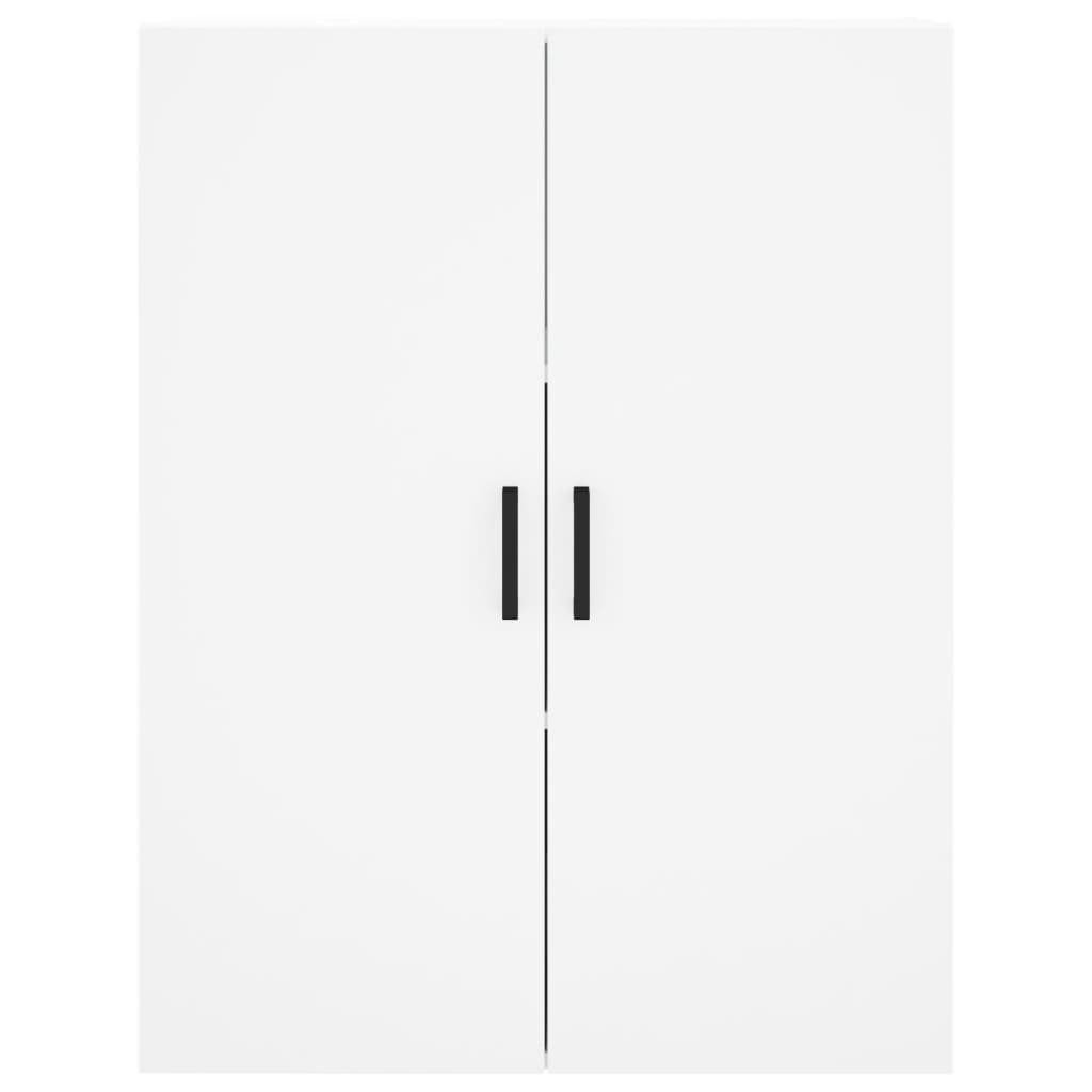 Dulap inalt, alb, 69,5x34x180 cm, lemn compozit — imaginea 6