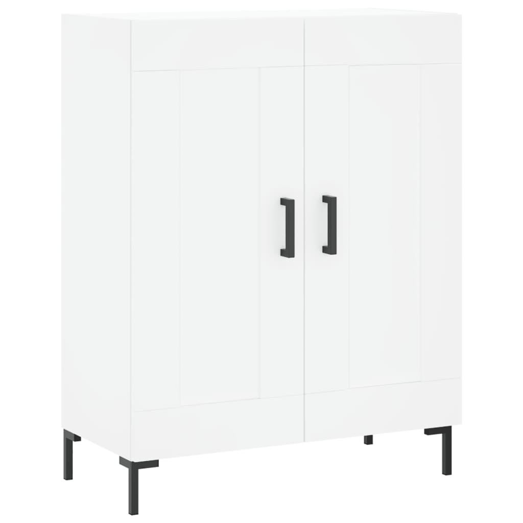 Dulap inalt, alb, 69,5x34x180 cm, lemn compozit — imaginea 7