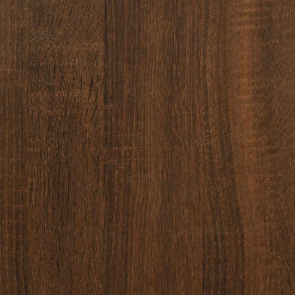 Noptiere de perete, 2 buc., stejar maro, 35x30x51 cm, lemn — imaginea 10