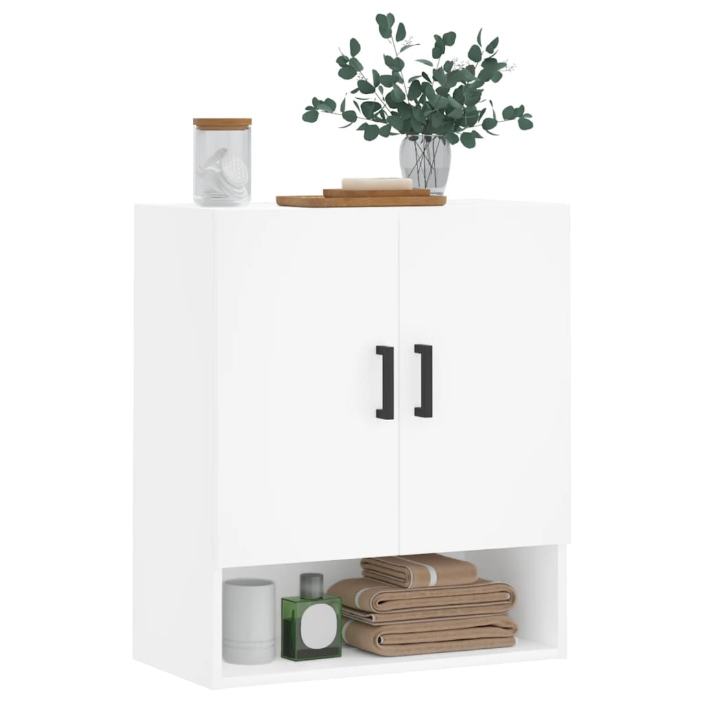 Dulap de perete, alb, 60x31x70 cm, lemn compozit — imaginea 3