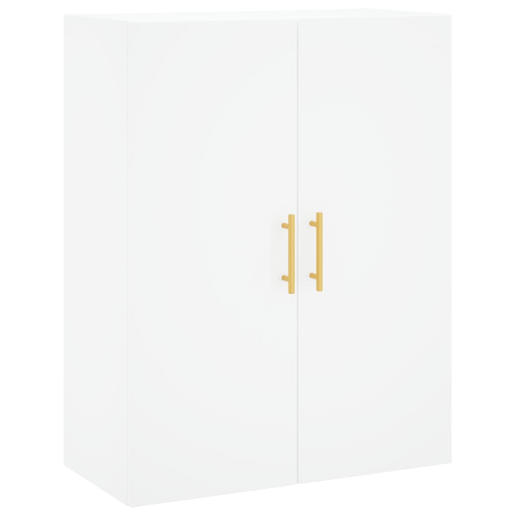 Dulap inalt, alb, 69,5x34x180 cm, lemn compozit — imaginea 5