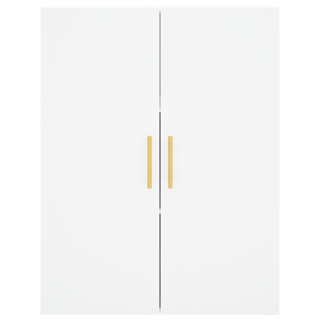 Dulap inalt, alb, 69,5x34x180 cm, lemn compozit — imaginea 6