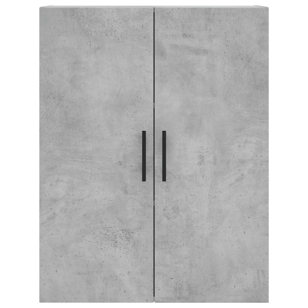 Dulap inalt, gri beton, 69,5x34x180, lemn compozit — imaginea 6