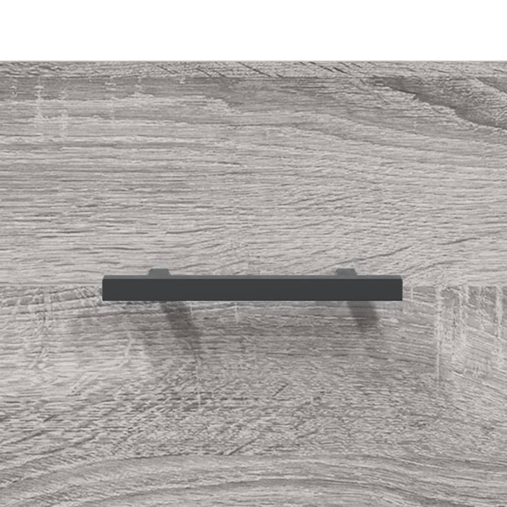 Dulap inalt, gri sonoma, 34,5x34x180 cm, lemn prelucrat — imaginea 9