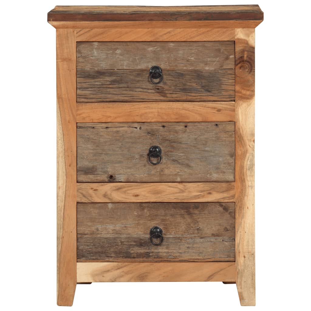 Dulap lateral, 55x33x75 cm, lemn masiv de acacia — imaginea 4