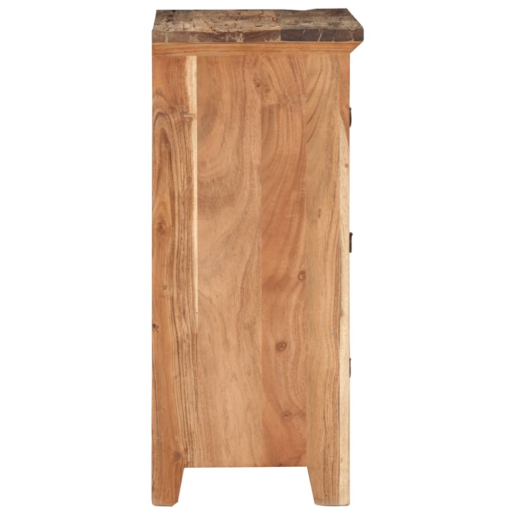 Dulap lateral, 55x33x75 cm, lemn masiv de acacia — imaginea 5