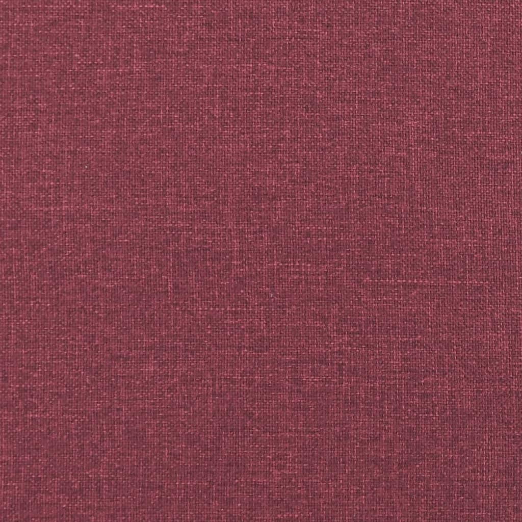 Fotoliu rabatabil, rosu vin, material textil — imaginea 10